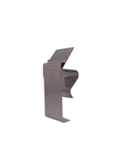 RVS klem mand/buis (schuin staand) - 25mm - Zilver - Van Erkel Winkelmaterialen