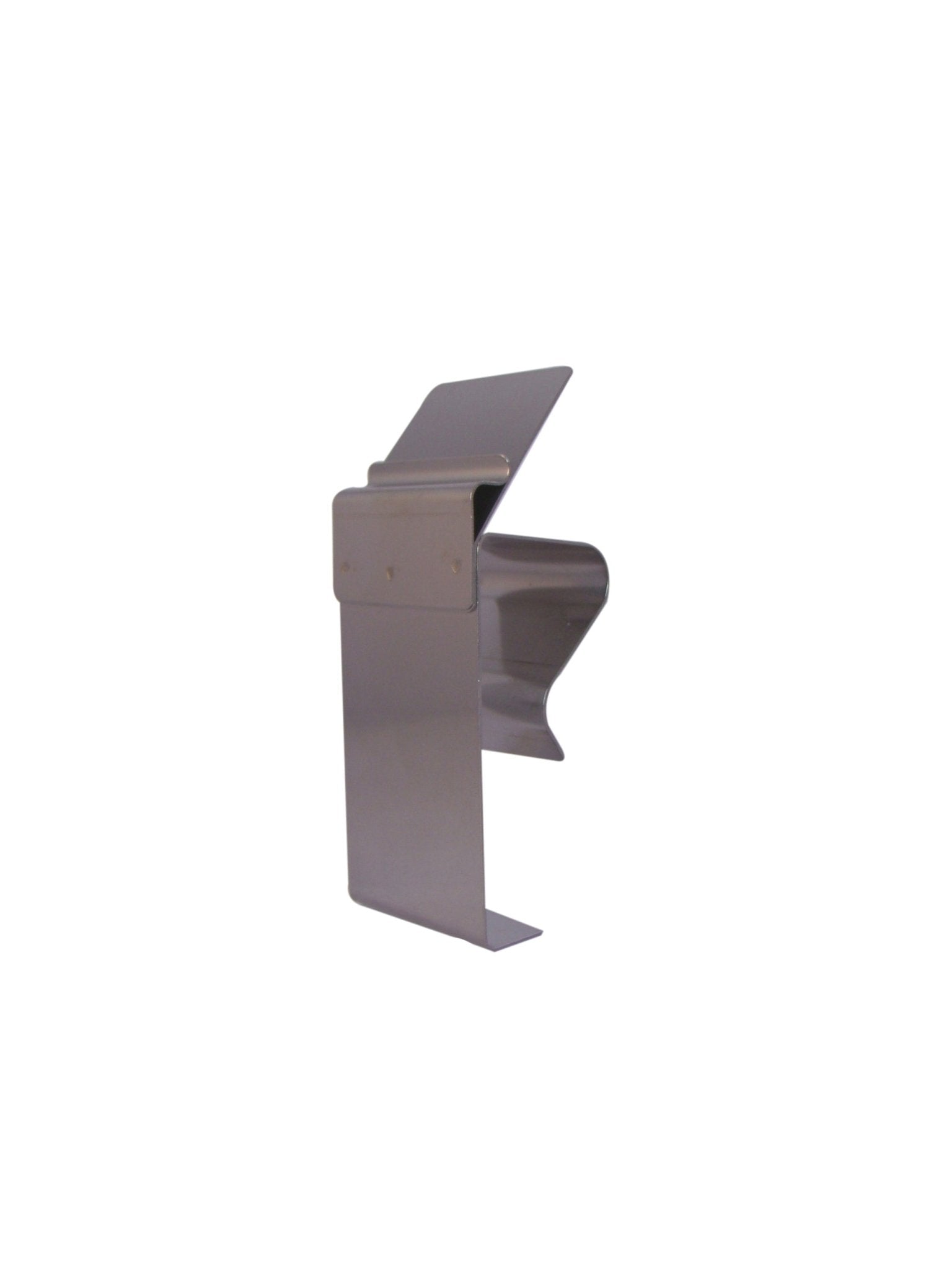 RVS klem mand/buis (schuin staand) - 25mm - Zilver - Van Erkel Winkelmaterialen