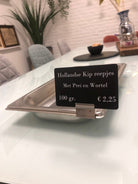 RVS klem (RVS GN bak) - Van Erkel Winkelmaterialen
