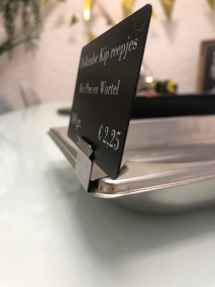 RVS klem (RVS GN bak) - Van Erkel Winkelmaterialen