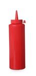 Sausfles rood (0.35L) - Ø55x205mm - Rood - Van Erkel Winkelmaterialen