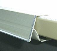 Scannerprofiel schuin wit - 26mm x 1m - Van Erkel Winkelmaterialen