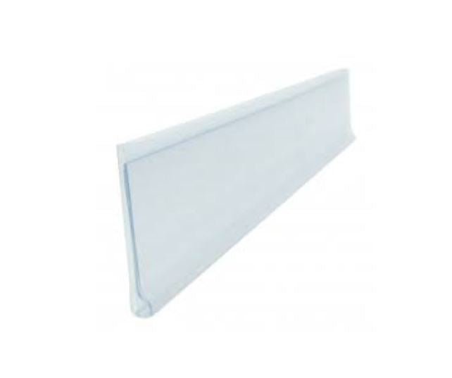 Scannerprofiel transparant met tape - 18mm - Van Erkel Winkelmaterialen