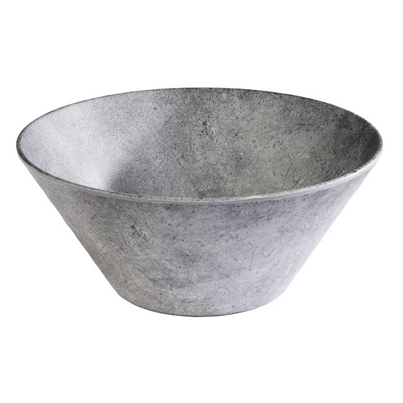 Schaal "Beton" - Ø280mm - Van Erkel Winkelmaterialen