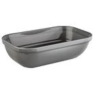 Schaal 'Emma' - 265x162x75mm (GN1/4) - Grijs - Van Erkel Winkelmaterialen