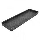 Schaal Kata - 520x173x38mm - Zwart granietlook - Van Erkel Winkelmaterialen