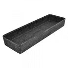 Schaal Kata - 520x173x70mm - Zwart granietlook - Van Erkel Winkelmaterialen