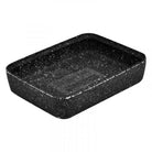 Schaal Kata - 173x130x38mm - Zwart granietlook - Van Erkel Winkelmaterialen