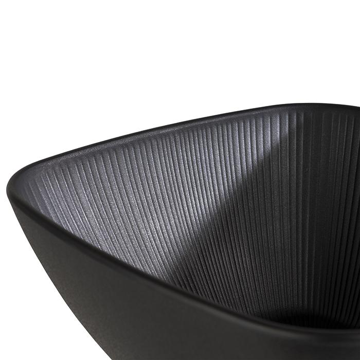 Schaal Nero - 250x250x110mm - Zwart - Van Erkel Winkelmaterialen