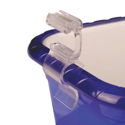 Schaalklem verstelbaar (rond) - 20x65mm - Transparant - Van Erkel Winkelmaterialen