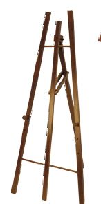 Schildersezel bruin - 1650mm - Van Erkel Winkelmaterialen