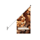 Schuine gevelvlag "Vers gebrande noten" - 680x680x1360mm - Van Erkel Winkelmaterialen