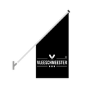 Schuine gevelvlag "Vleeschmeester" - 680x680x1360mm - Van Erkel Winkelmaterialen