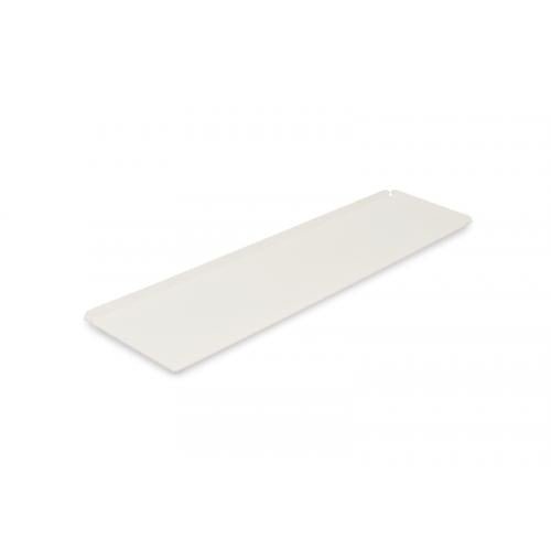 Serveerplateau aluminium wit - 600x150mm - Van Erkel Winkelmaterialen
