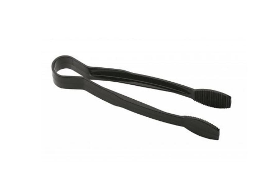 Serveertang met kartels - 229mm - Zwart - Van Erkel Winkelmaterialen