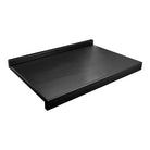 Snijplank/Trancheerplank met rand - 600x400x50mm - Zwart - Van Erkel Winkelmaterialen