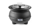 Soepketel 8L - Ø370x300mm - Zwart - Van Erkel Winkelmaterialen