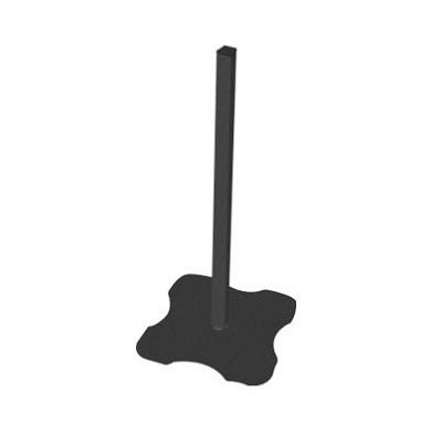 Standaard voor dispenser (volgnummer) - 1300mm - Zwart - Van Erkel Winkelmaterialen