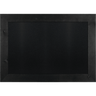 Steigerhout wandbord zwart - 500x700mm - Van Erkel Winkelmaterialen