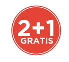 Sticker Actie "2+1 Gratis" - Ø30mm - Rood - Van Erkel Winkelmaterialen