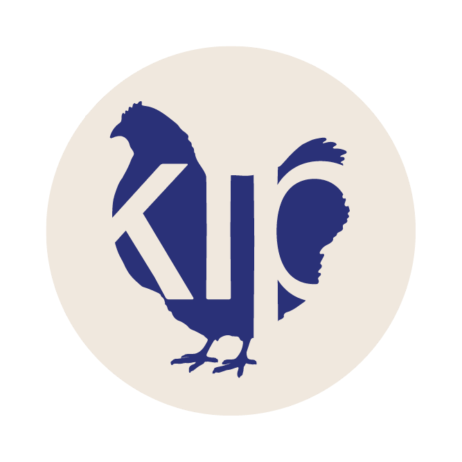 Sticker 'Kip' - Ø28mm - Van Erkel Winkelmaterialen
