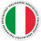 Sticker land 'Italie' - Ø30mm - Van Erkel Winkelmaterialen