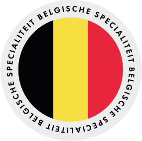 Sticker rond "België" - Ø30mm - Van Erkel Winkelmaterialen