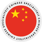 *Sticker rond "China" - Ø28mm - Van Erkel Winkelmaterialen