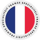 Sticker rond "Frankrijk" - Ø30mm - Van Erkel Winkelmaterialen