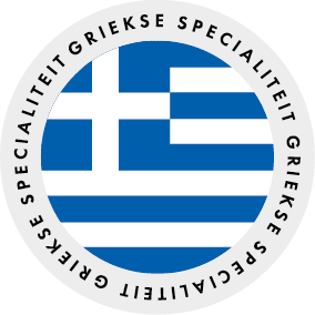 Sticker rond "Griekenland" - Ø30mm - Van Erkel Winkelmaterialen