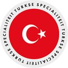 *Sticker rond "Turkije" - Ø28mm - Van Erkel Winkelmaterialen