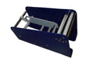 Sticker/etiketten dispenser (2-vaks) - 120x250x135mm - Blauw - Van Erkel Winkelmaterialen
