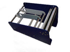 Sticker/etiketten dispenser (3-vaks) - 171x250x135mm - Blauw - Van Erkel Winkelmaterialen