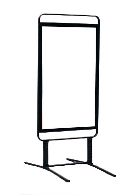 Stoepbord zwart - 594x841mm (A1) - Zwart - Van Erkel Winkelmaterialen