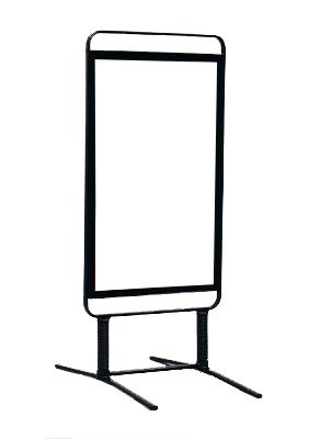 Stoepbord zwart - 700x1000mm (B1) - Zwart - Van Erkel Winkelmaterialen