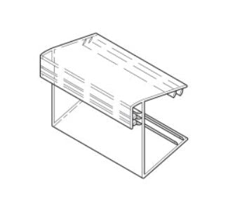 Supergrip plank kaarthouder - 20-25mm - 20 stuks - Van Erkel Winkelmaterialen