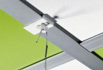 Systeemplafondklem kunststof breed (100st) - 19x30mm - Van Erkel Winkelmaterialen