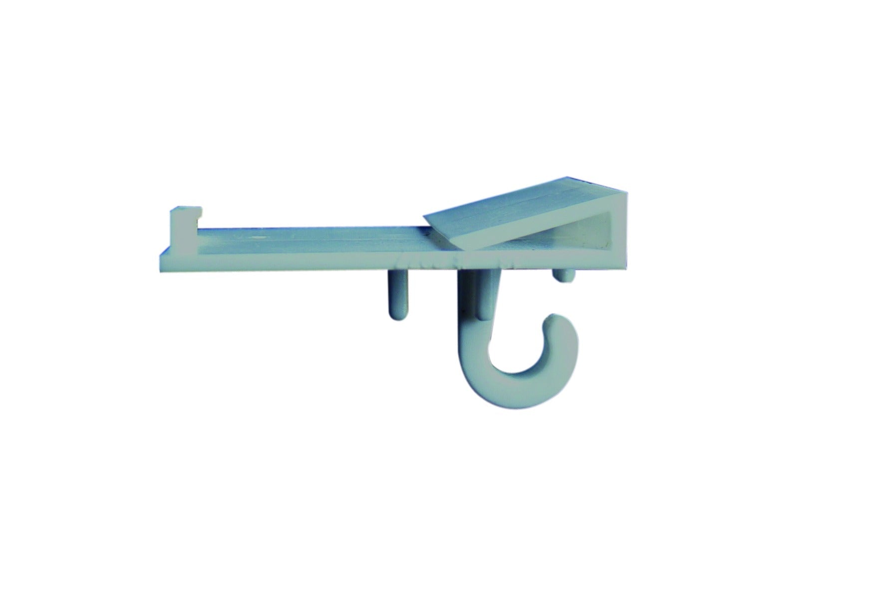 Systeemplafondklem kunststof breed (100st) - 19x30mm - Van Erkel Winkelmaterialen