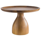 Taartplateau hout hoog - Ø240mm - Van Erkel Winkelmaterialen