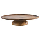 Taartplateau hout laag - Ø385mm - Van Erkel Winkelmaterialen