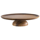 Taartplateau hout laag - Ø330mm - Van Erkel Winkelmaterialen