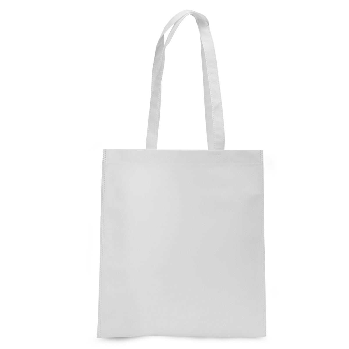 Tas Non-woven wit - 380x420mm - Van Erkel Winkelmaterialen