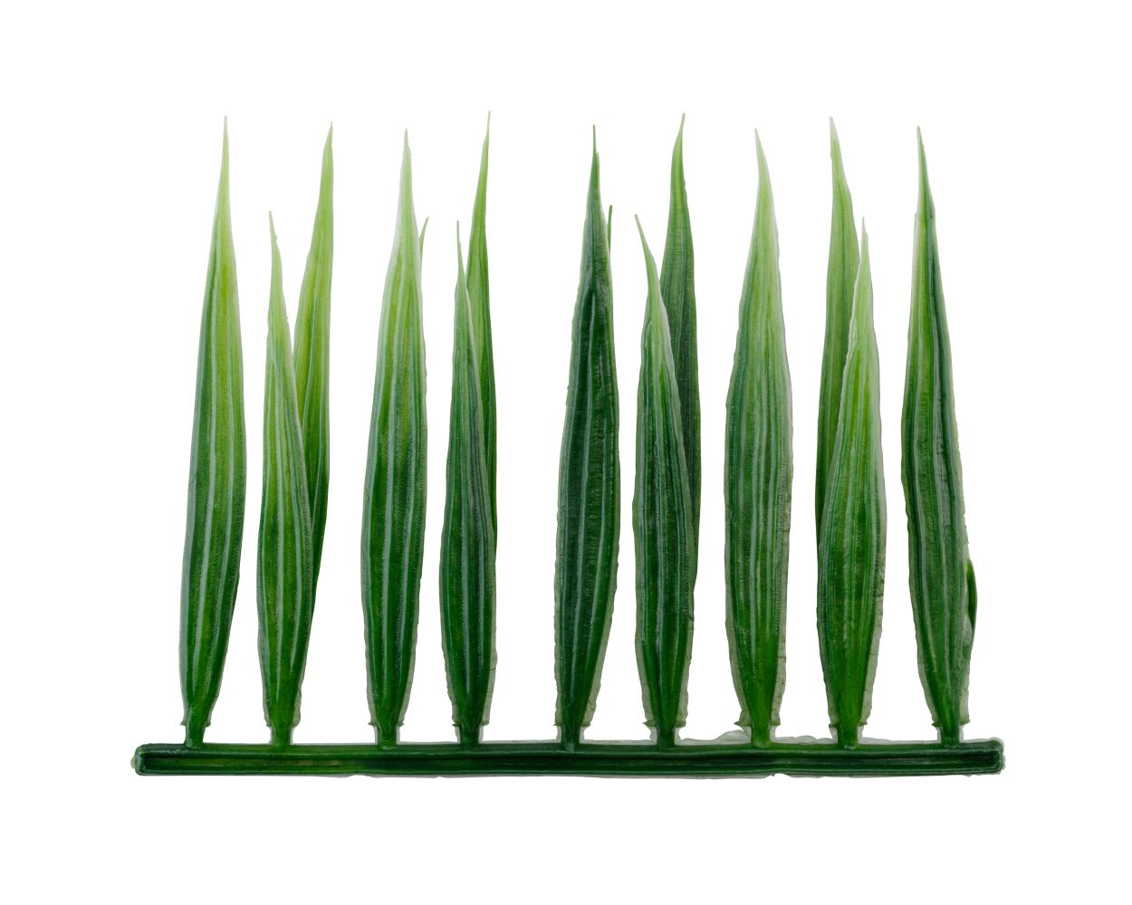 Toonbankstrip gras spriet (12st) - 250x100mm - Groen - Van Erkel Winkelmaterialen