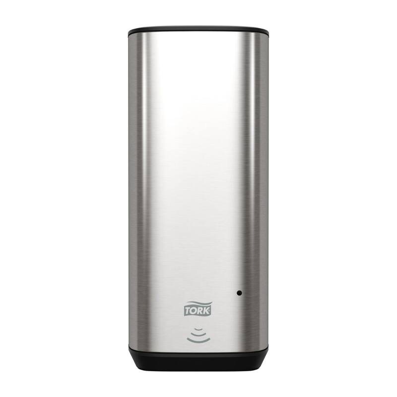 Tork dispenser, touchfree RVS - 134x148x302mm - RVS - Van Erkel Winkelmaterialen