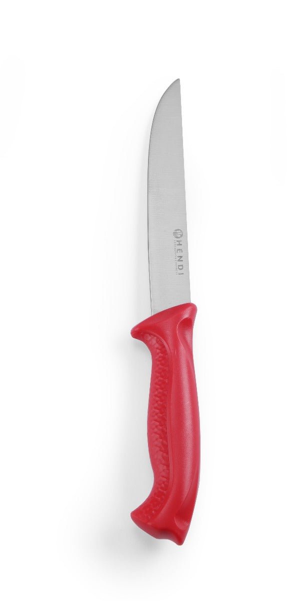 Trancheermes Hendi (rauw vlees) - 290mm - Rood - Van Erkel Winkelmaterialen