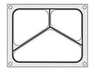 Trayseal matrix (3-delig) Hendi - 227x178mm - Van Erkel Winkelmaterialen