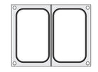 Trayseal matrix Hendi - 2x 178x113mm - Van Erkel Winkelmaterialen