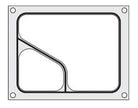 Trayseal matrix Hendi - 2x 227x178mm - Van Erkel Winkelmaterialen