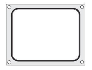 Trayseal matrix Hendi - 227x178mm - Van Erkel Winkelmaterialen