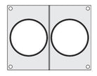 Trayseal matrix Hendi - 2x Ø115mm - Van Erkel Winkelmaterialen